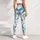 Sea Turtle and Seashell Coastal Motifs for Yoga, Running and Active Coastal Women Leggings - 4