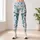Sea Turtle and Seashell Coastal Motifs for Yoga, Running and Active Coastal Women Leggings - 6