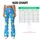 Sky Blue Pastel Stars and Celestial Motifs for Yoga Pilates and Everyday Wear for Women Leggings - 7
