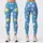 Sky Blue Pastel Stars and Celestial Motifs for Yoga Pilates and Everyday Wear for Women Leggings - 3