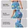 Sky Blue Pastel Stars and Celestial Motifs for Yoga Pilates and Everyday Wear for Women Leggings - 2