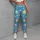 Sky Blue Pastel Stars and Celestial Motifs for Yoga Pilates and Everyday Wear for Women Leggings - 4