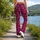 Rose Fuchsia Leopard Spots for Bold Gym Style and Everyday Athleisure for Women Leggings - 12