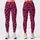 Rose Fuchsia Leopard Spots for Bold Gym Style and Everyday Athleisure for Women Leggings - 3