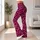 Rose Fuchsia Leopard Spots for Bold Gym Style and Everyday Athleisure for Women Leggings - 11