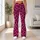 Rose Fuchsia Leopard Spots for Bold Gym Style and Everyday Athleisure for Women Leggings - 10