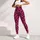 Rose Fuchsia Leopard Spots for Bold Gym Style and Everyday Athleisure for Women Leggings - 6