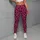 Rose Fuchsia Leopard Spots for Bold Gym Style and Everyday Athleisure for Women Leggings - 4