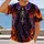 Gothic Reaper Skull with Purple Flames for Halloween Parties and Dark Fantasy Fans All-over Print Unisex T-shirt - 2