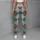 Turquoise And Chestnut Argyle Bows For Yoga, Running And Everyday Active Style For Her Leggings - 6