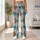 Turquoise And Chestnut Argyle Bows For Yoga, Running And Everyday Active Style For Her Leggings - 11