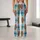 Turquoise And Chestnut Argyle Bows For Yoga, Running And Everyday Active Style For Her Leggings - 10