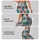 Turquoise And Chestnut Argyle Bows For Yoga, Running And Everyday Active Style For Her Leggings - 8
