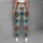 Turquoise And Chestnut Argyle Bows For Yoga, Running And Everyday Active Style For Her Leggings - 5