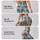 Turquoise And Chestnut Argyle Bows For Yoga, Running And Everyday Active Style For Her Leggings - 2