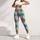 Turquoise And Chestnut Argyle Bows For Yoga, Running And Everyday Active Style For Her Leggings - 6