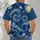Swirling Midnight Sky with Golden Stars for Dreamy Evenings and Creative Night-Out Style All-over Print Unisex T-shirt - 6