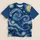 Swirling Midnight Sky with Golden Stars for Dreamy Evenings and Creative Night-Out Style All-over Print Unisex T-shirt - 1
