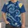 Swirling Midnight Sky with Golden Stars for Dreamy Evenings and Creative Night-Out Style All-over Print Unisex T-shirt - 4