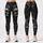 Charcoal Skull Motifs for Gothic Gym Training, Running, and Everyday Fitness Style Leggings - 3