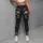 Charcoal Skull Motifs for Gothic Gym Training, Running, and Everyday Fitness Style Leggings - 4