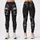 Charcoal Skull Motifs for Gothic Gym Training, Running, and Everyday Fitness Style Leggings - 1
