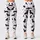 Black Dachshund Silhouettes for Playful Yoga Sessions and Everyday Dog Lover Style Leggings - 3