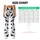Black Dachshund Silhouettes for Playful Yoga Sessions and Everyday Dog Lover Style Leggings - 7