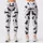 Black Dachshund Silhouettes for Playful Yoga Sessions and Everyday Dog Lover Style Leggings - 1