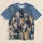 Denim Patchwork Cat Crowd for Cozy Everyday Style and Whimsical Cat Lovers All-over Print Unisex T-shirt - 1