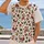 Santa Reindeer Holly and Pine Cones for Cheerful Christmas Holiday Celebrations All-over Print Unisex T-shirt - 2