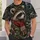Cozy Winter Raccoon with Holly for Festive Woodland Days and Nature Lovers All-over Print Unisex T-shirt - 5