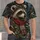 Cozy Winter Raccoon with Holly for Festive Woodland Days and Nature Lovers All-over Print Unisex T-shirt - 4