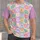 Pastel Daisy Checkerboard for Cheerful Spring Days and Colorful Everyday Weekend Wear All-over Print Unisex T-shirt - 4