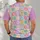 Pastel Daisy Checkerboard for Cheerful Spring Days and Colorful Everyday Weekend Wear All-over Print Unisex T-shirt - 6