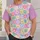 Pastel Daisy Checkerboard for Cheerful Spring Days and Colorful Everyday Weekend Wear All-over Print Unisex T-shirt - 5