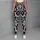 Monochrome Leopard Spots for Yoga, Pilates, Gym Training and Active Days for Women Leggings - 6