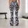 Monochrome Leopard Spots for Yoga, Pilates, Gym Training and Active Days for Women Leggings - 10
