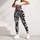 Monochrome Leopard Spots for Yoga, Pilates, Gym Training and Active Days for Women Leggings - 5