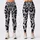 Monochrome Leopard Spots for Yoga, Pilates, Gym Training and Active Days for Women Leggings - 3