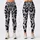 Monochrome Leopard Spots for Yoga, Pilates, Gym Training and Active Days for Women Leggings - 1
