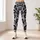 Monochrome Leopard Spots for Yoga, Pilates, Gym Training and Active Days for Women Leggings - 6