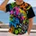 Neon Gaming Controller and Graffiti for Casual Gamer Hangouts and Weekend Play Everyday All-over Print Unisex T-shirt - 2