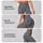 Black And White Speckle Motif For Yoga, Pilates, Running And Everyday Activewear Leggings - 2