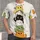 Colorful Stacked Cat Companions for Playful Everyday Style and Cat Lover Gifts All-over Print Unisex T-shirt - 4