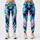 Neon Tie-Dye Brushstrokes for Yoga, Gym Training and Outdoor Fitness Enthusiasts Leggings - 3