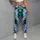 Neon Tie-Dye Brushstrokes for Yoga, Gym Training and Outdoor Fitness Enthusiasts Leggings - 6