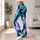 Neon Tie-Dye Brushstrokes for Yoga, Gym Training and Outdoor Fitness Enthusiasts Leggings - 12