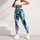 Neon Tie-Dye Brushstrokes for Yoga, Gym Training and Outdoor Fitness Enthusiasts Leggings - 6