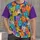 Colorful Whimsical Cat Faces For Playful Spring And Summer Outings All-over Print Unisex T-shirt - 4
